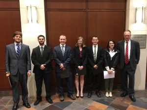 College Fed Challenge team photo